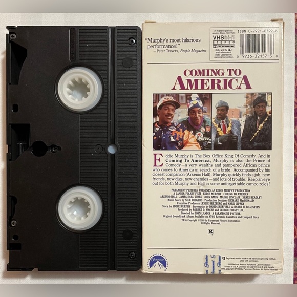 Coming To America 1988 VHS Paramount 32157 Eddie Murphy - Picture 2 of 4